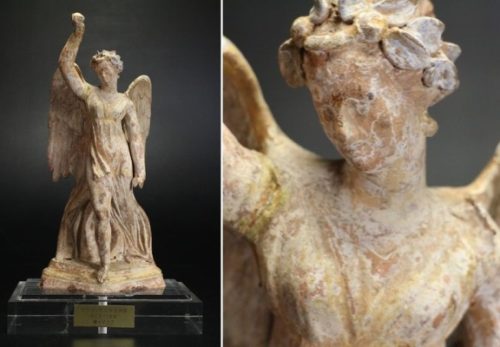 彫刻美術 テラコッタ ニケ女神像 BC3～1世紀 南イタリア