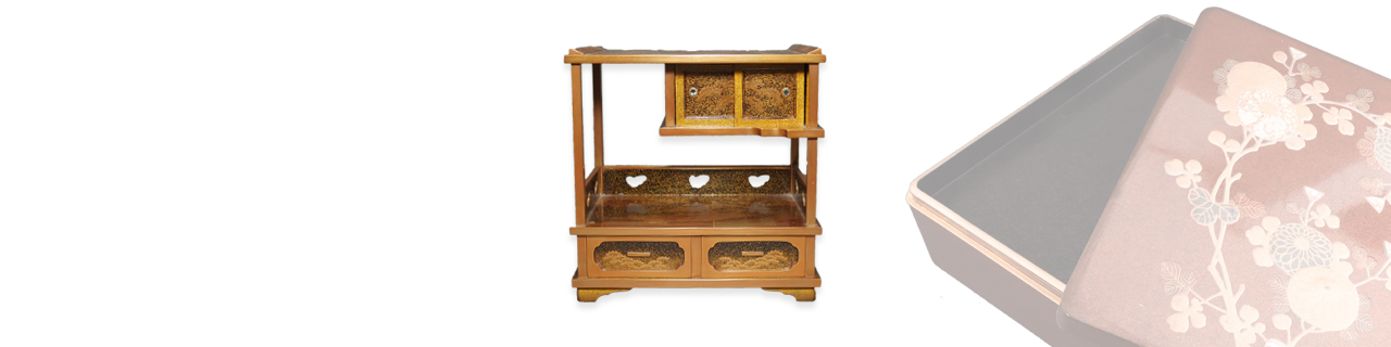 椀、硯箱、盆、棚　等イメージ