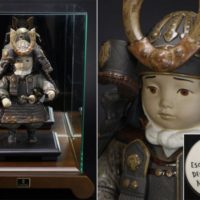 リヤドロ兜人形