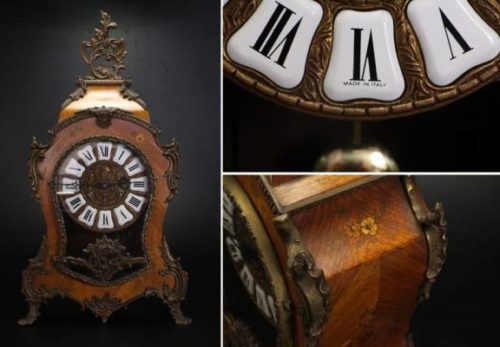 イタリア製　ドイツFHS 装飾置時計 振り子