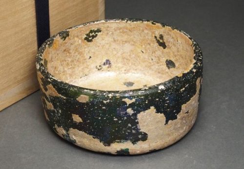 ローマンガラス　鉢