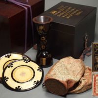 【南紀徳川家伝来】石川丈山銘文 折井古作 蒔絵小鼓