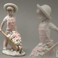 LLADRO リヤドロ「花車」フィギュリン
