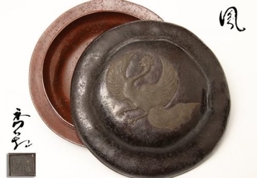 時代唐物 在款 鳳 香合 箱書有