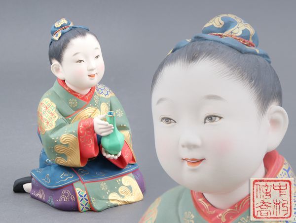 人形師 中村信喬作「養老」博多人形