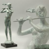 小堤良一作「ソナチネ」ブロンズ 裸婦像