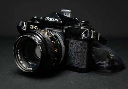Canon F-1 キヤノン FD 55mm 1:1.2 付