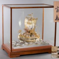 武比古作 銀製 宝船 1号 鳳凰