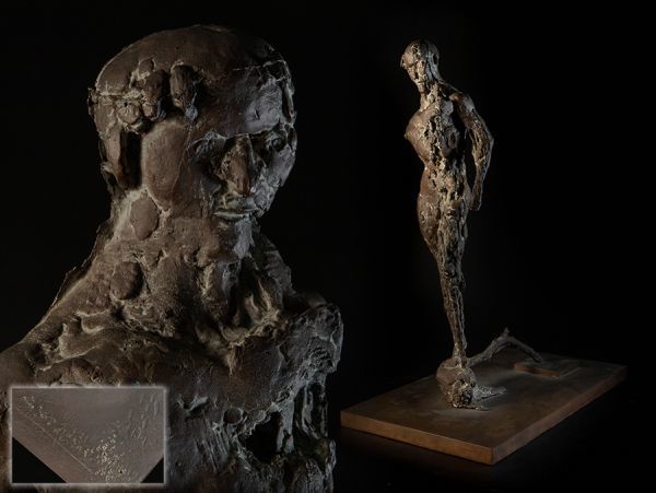 西洋彫刻 在銘 ブロンズ 裸婦像