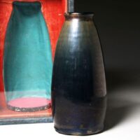 中国美術 古陶磁 黄天目 黒釉 瓶