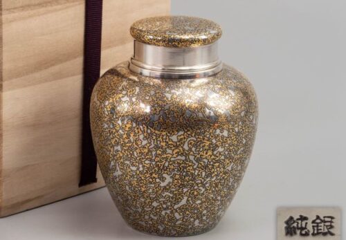 【純銀刻】煎茶道具 銀製 茶壷 総重量212.4g