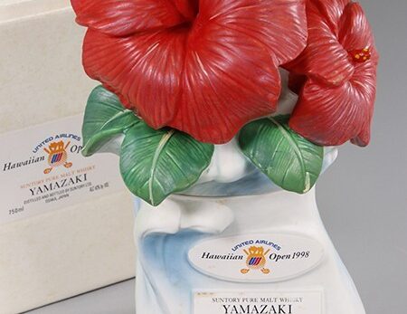 未開栓古酒 ◆ サントリー 山崎 ハワイアンオープン記念 陶器ボトル 1998年 750ml 外箱付属